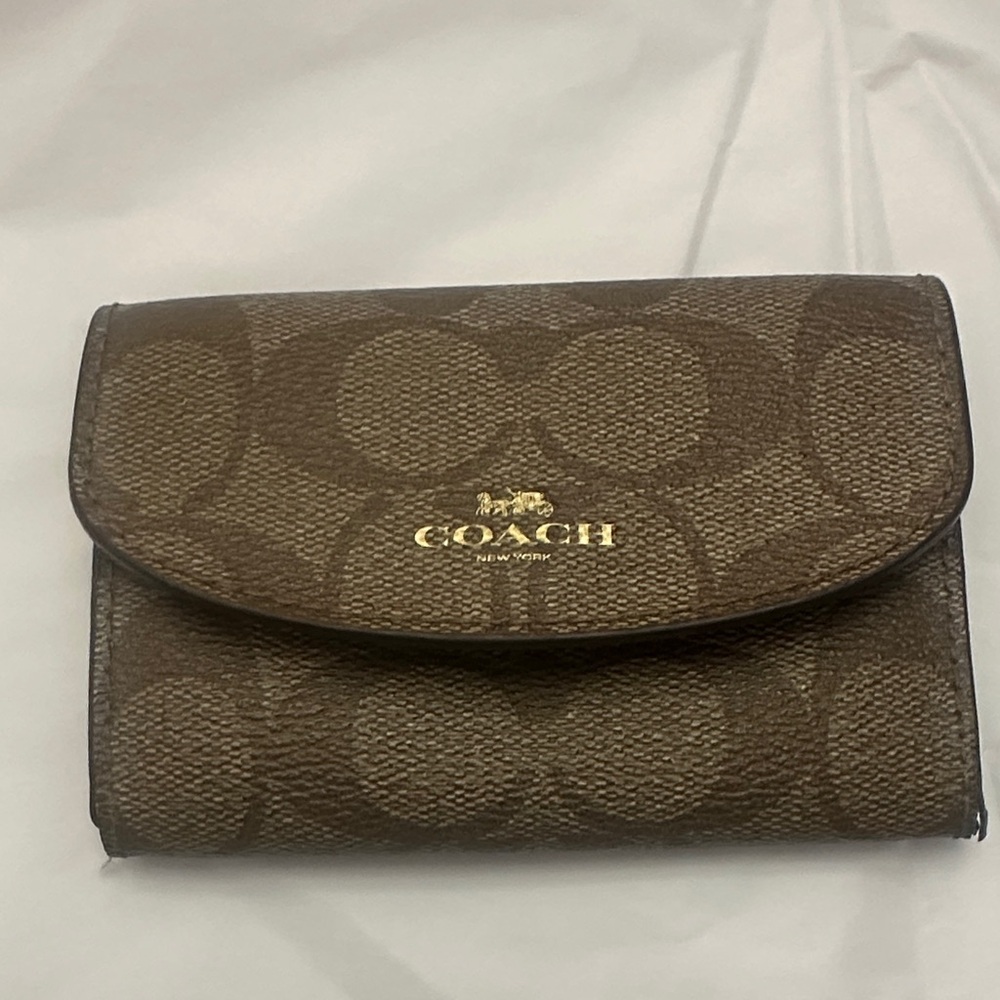 Coach Signature Brown Wallet